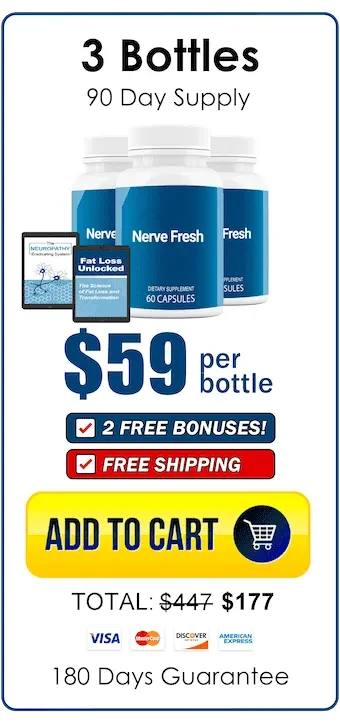 Current Nerve Fresh 3 bottle package graphic