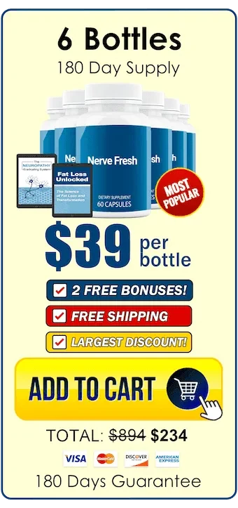 Current Nerve Fresh 6 bottle package graphic